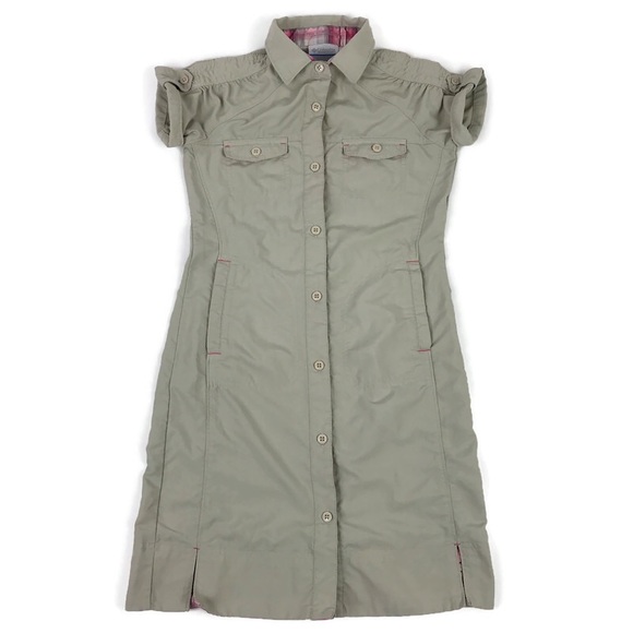 Columbia Other - Columbia Tan Button Up Dress